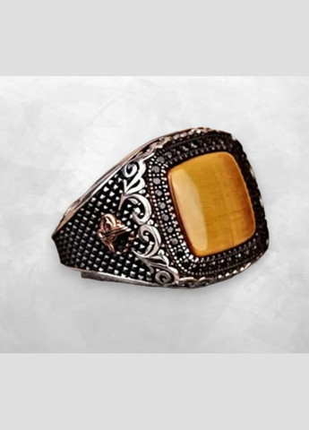 Ретро турецкое мужское кольцо ручной работы с большим красивым камнем размер 20 Fashion Jewelry (285110594)