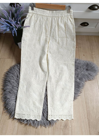 Брюки zw collection с прорезной вышивкой Zara (352767188)