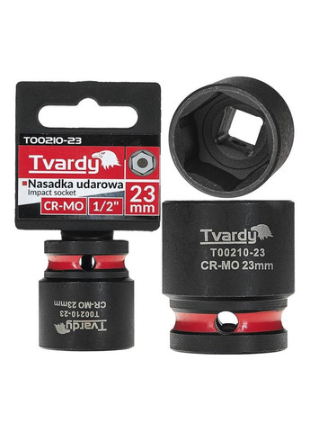 Головка ударная "Tvardy" из хром-молибденовой стали (Cr-Mo) 1/2" 6-гранная 23 мм. Geko (351851753)