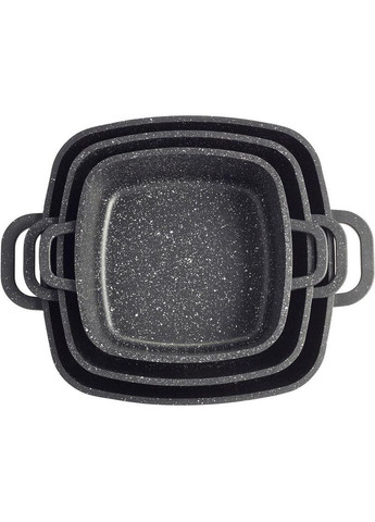 Набір 3 каструлі-казана Landes алюміній з індукційним дном та кришкою Kamille (288188372)