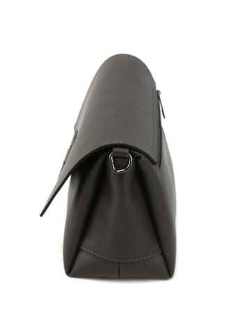 Невелика каркасна сумка жіноча крос-боді 548192 сіра Voila (367580966)