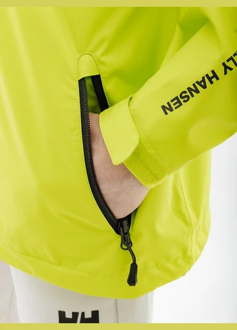 Салатова куртка crew jacket Helly Hansen