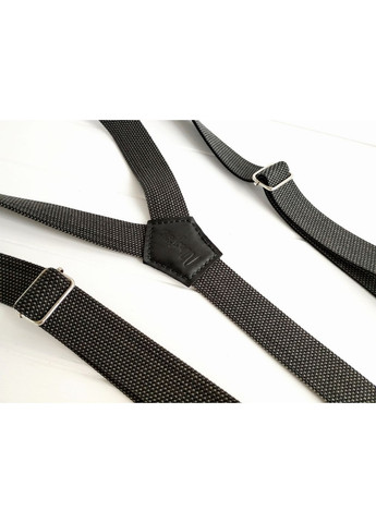 Мужские серо-черные подтяжки на пуговицах Major Style (357206590)