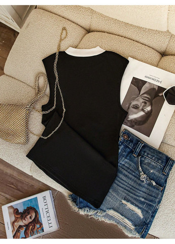 Чорна блузка SHEIN