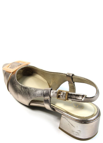 Золотые женские босоножки Marco Tozzi с ремешком