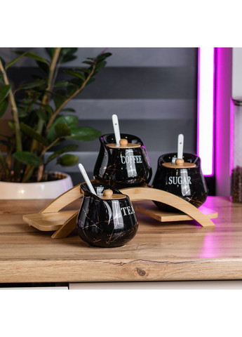 Набор для сыпучих продуктов фарфоровый 3 шт по 500 мл HP1244 Yiwu (370801490)