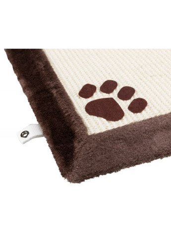 Дряпка-килимок для котів з м_ячиком на пружині сизаль/плюш коричнева 70х45 см Trixie (362701252)