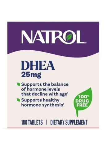Дегідроепіандростерон 25 мг, DHEA,, 180 таблеток Natrol (326054355)
