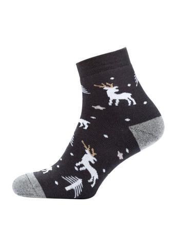 Темно-сірі набір (5 шт) жіночих махрових шкарпеток Siela (303731631)