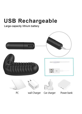 Пальчиковий мастурбатор для стимуляції клітора і точки G 97*75 мм [PZG1017G-1] BOMBOMDA No Brand (307084718)