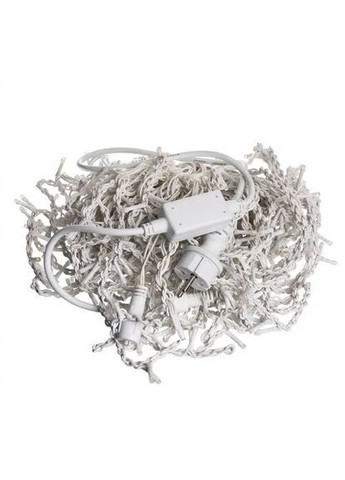 Гирлянда Бахрома уличная 405 LED 25 м от сети белая нить, желтый No Brand (366221568)