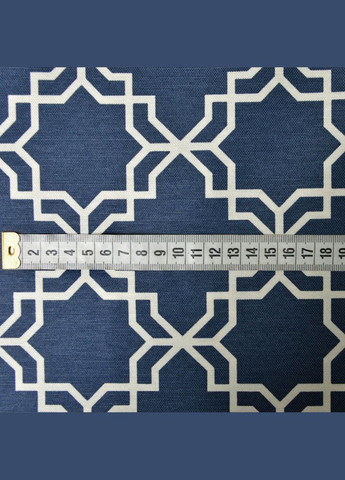 Тканина декоративна Кафель із водовідштовхувальним просоченням V-3 т/синя IDEIA (275870456)