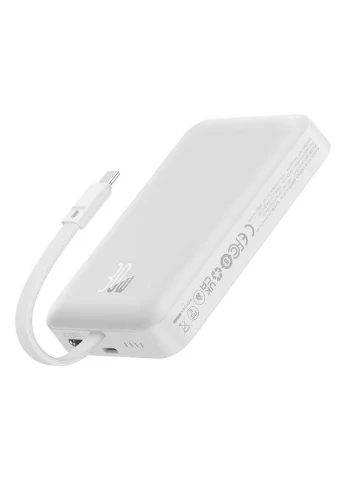 Повербанк Magnetic Mini 10000 мАг 30 Вт PD/QC MagSafe білий Baseus (401885475)
