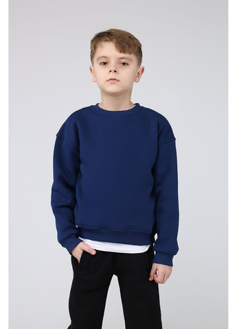 Yuki свитшот для мальчика цвет темно-синий цб-00284922 темно-синий футер