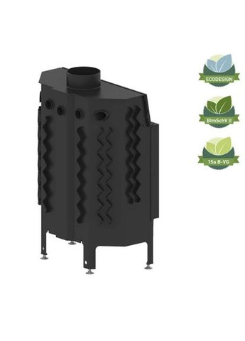 Каминная топка ALBERO AL16S.H-DI Стекло декор+дополнительное внутреннее стекло Hitze (370384969)