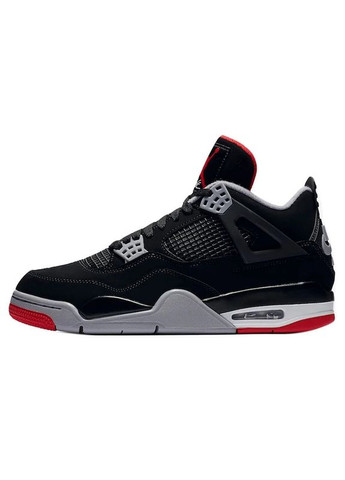Чорні Зимовий кросівки nobrand air jordan з хутром 4 retro bred No Brand Air Jordan 4