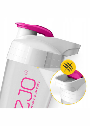 Шейкер спортивний Ultra 700 мл White/Pink (P-5905973407069) 4FIZJO (330487046)