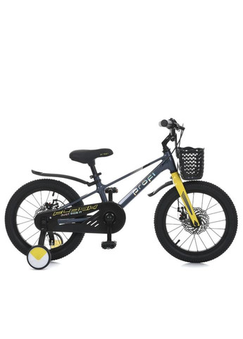 Велосипед дитячий MB 1683-2, 16 дюймів, сірий Profi (370978004)