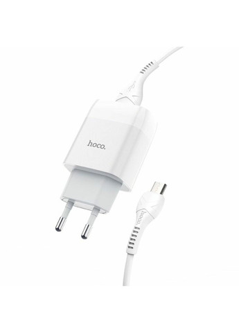 Блок для зарядки C73A Glorious dual port charger set(Micro) White Hoco (367724202)