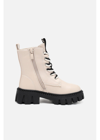 Молочные зимние ботинки для девочки цвет молочный cb-00285231 Kimboo