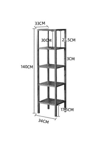 Этажерка для ванной из дерева Тарфая корица (ВЖТ-005333) No Brand (328209528)