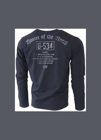 Чорна лонгслів hunter of the north ls189bk Dobermans Aggressive