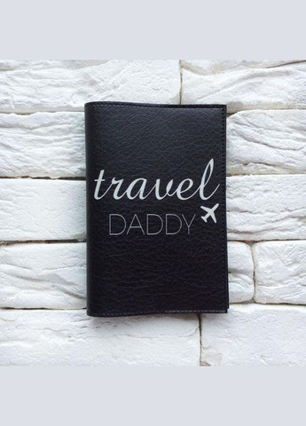 Обкладинка для паспорта Travel Daddy 2 (чорний) No Brand (299387845)