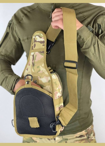 Тактична сумка B14 через плече військова сумка слінг мультикам No Brand (299460991)