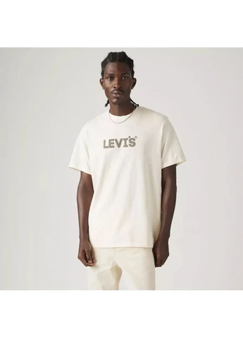 Комбинированная футболка 19420 antique ivory Levi's