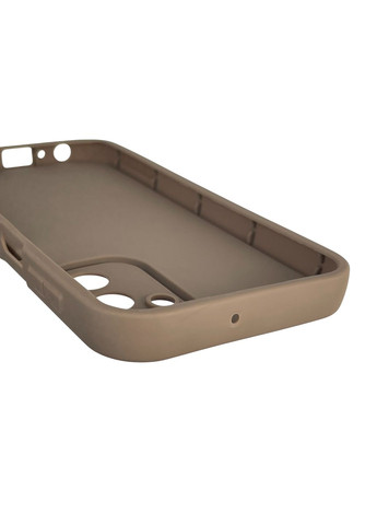 Чехол силиконовый Soft Touch с 3D принтом женским для Galaxy A24 (SM-A245F) коричневый (Полная защита камеры) Samsung (373670758)