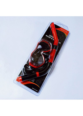 Набір для дайвінгу та снорклінгу маска з трубкою Red No Brand (358205221)