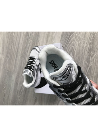 Срібні Осінні кросівки чоловічі і жіночі asics gel-kayano 14 white silver black | асікс гель-каяно 14 срібні No Brand