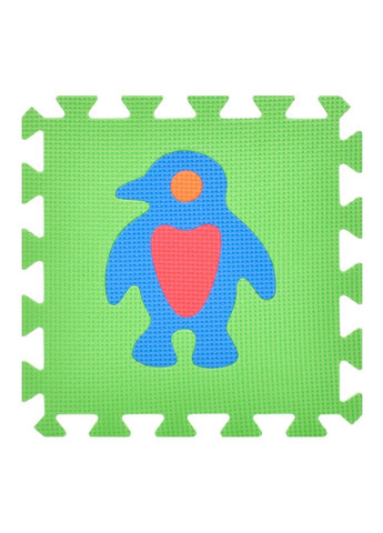 Дитячий килимок Мозаїка "Тварини" M 0376-1, 10 деталей, EVA, 30х30 см Bambi (372177291)