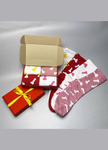 Комбинированные бокс мужских подарочных носков 40-45 на 4 пары Vakko (306424125)