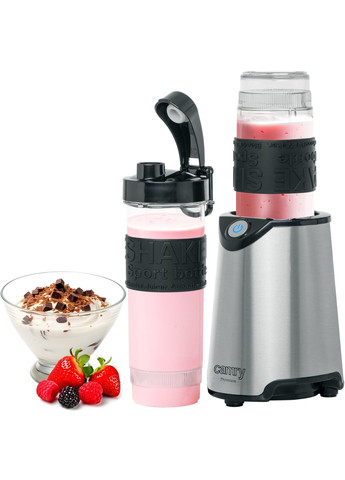 Фітнес-блендер CR 4069 inox 500Вт/ 1 швидк./ 2 скляні пляшки 570 мл, 400 мл Camry (347174870)