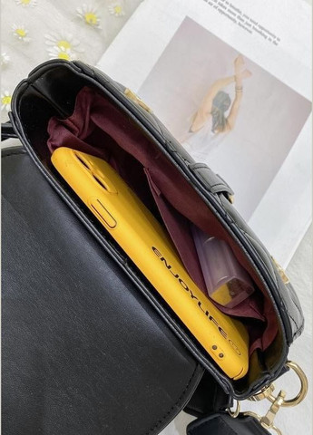 Женская классическая сумка седло 2757 кросс-боди через плечо белая No Brand (283037284)