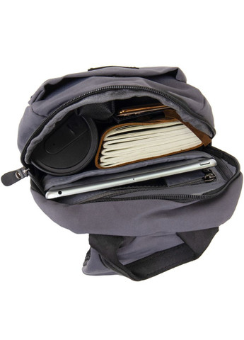 Сумка слинг мужская через плечо нейлоновая серая 20630 Vintage (362418536)