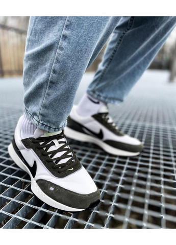 Білі Осінні кросівки чоловічі nike waffle khaki найк No Brand