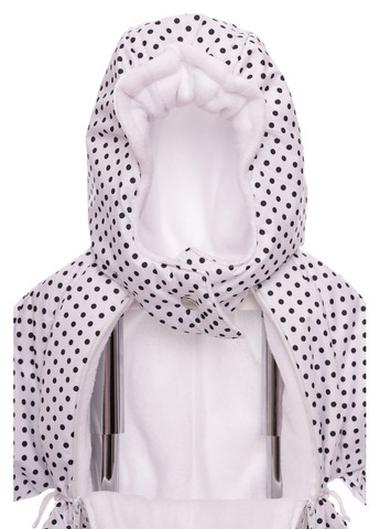 Комбінезон для дівчинки Трансформер на флісі у горошок білий 86 см (36516) BABYKROHA (297200854)