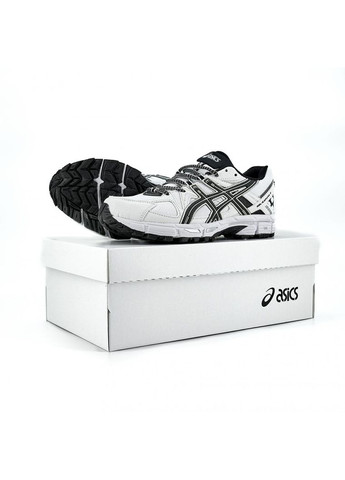 Чорні Осінні кросівки чоловічі asics gel-kahana 8 white black асікс гель кахано No Brand