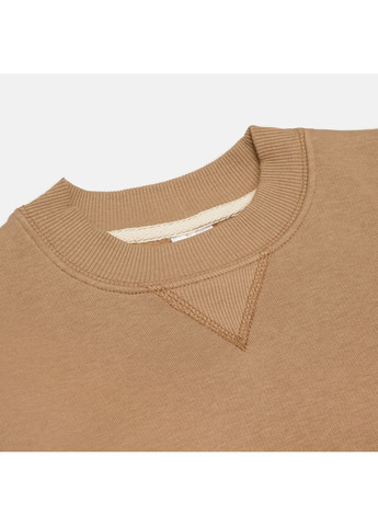 Темно-бежевый свитшот детский утепленный зеленоо цвета тм роза Роза однотонный без декора (366436672)