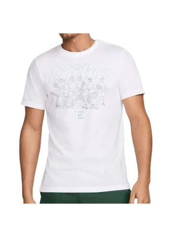 Комбінована футболка court men's dri-fit tennis t-shirt fv8432-100 (оригінал) fv8432-100 Nike
