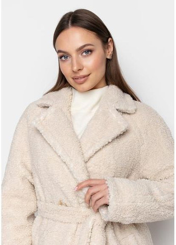 Дубленка 1370M-C Молоко/ Таслан Молоко SAM 3XL Samange (367582298)