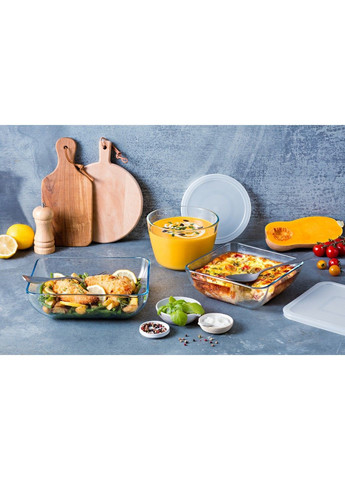 Форма с/у DAILY форма из крыш. прямоуголь. 25х20см (2.2л) (343P000/3646) Pyrex (365275953)