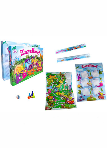 Настольная игра-бродилка "Zazelland" 30213 на русском языке Strateg (301789469)