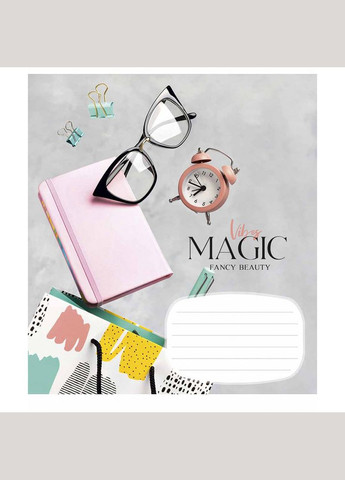 Тетрадь 12_л. линия " " / Magic Beauty Школярик (351904391)