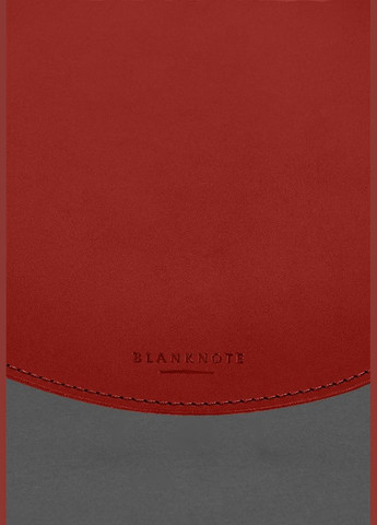 Круглый коврик для мышки из натуральной кожи красный краст (A-028472) BlankNote (330144469)