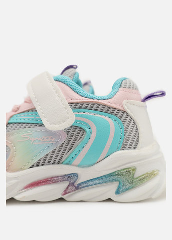 Сірі осінні кросівки для дівчинки, на пласкій підошві колір сірий cb-00273874 Kimboo