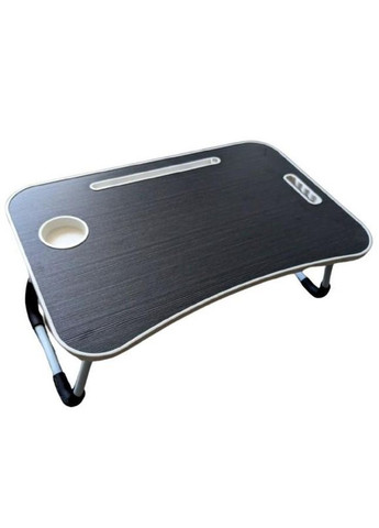 Столик-трансформер для ноутбука, портативний, темне дерево, без USB No Brand (316034760)