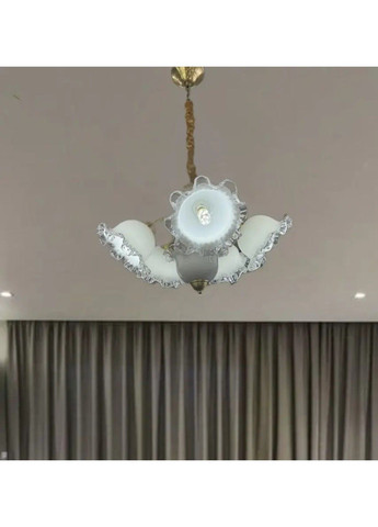 Світлодіодна люстра Дзвіночок 5019 (Золота) на 6 плафонів No Brand (331639938)